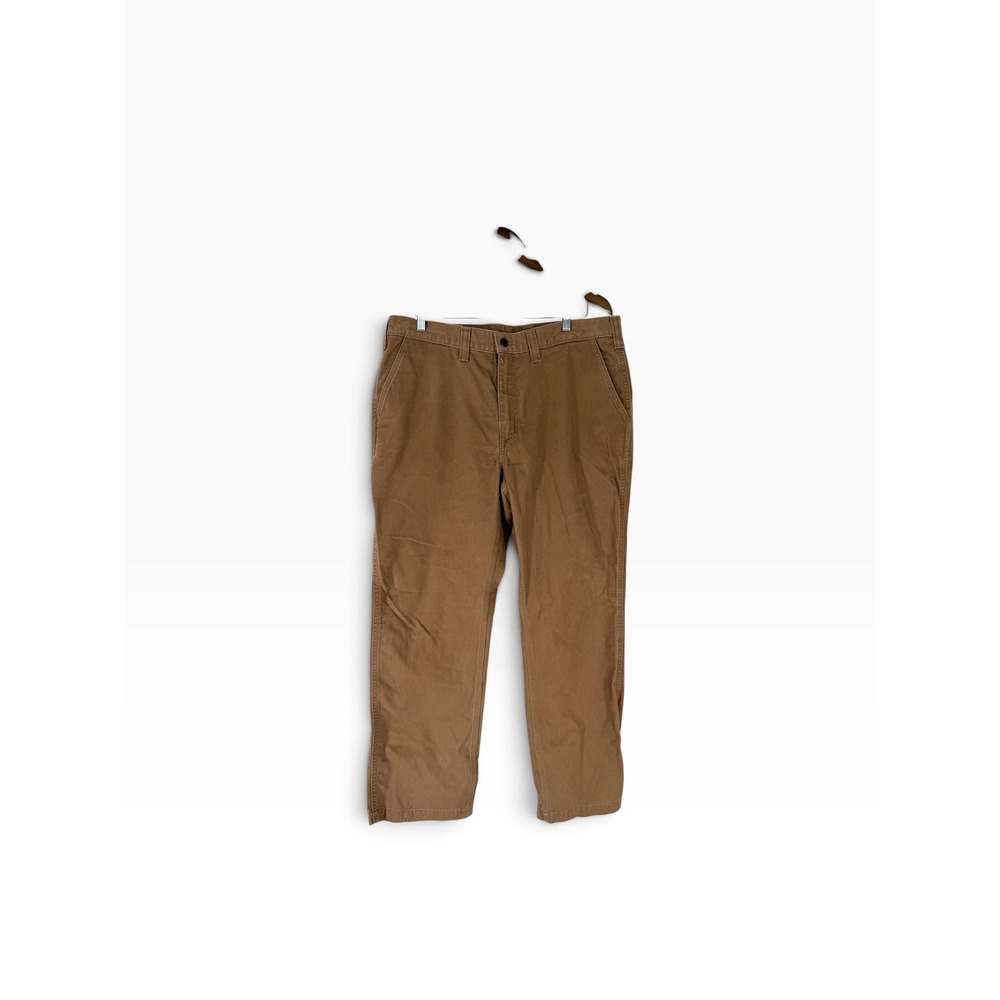 Carhartt Relaxed Fit Canvas Work Pants Brown 38x30 100095-253 Carpenter Mens